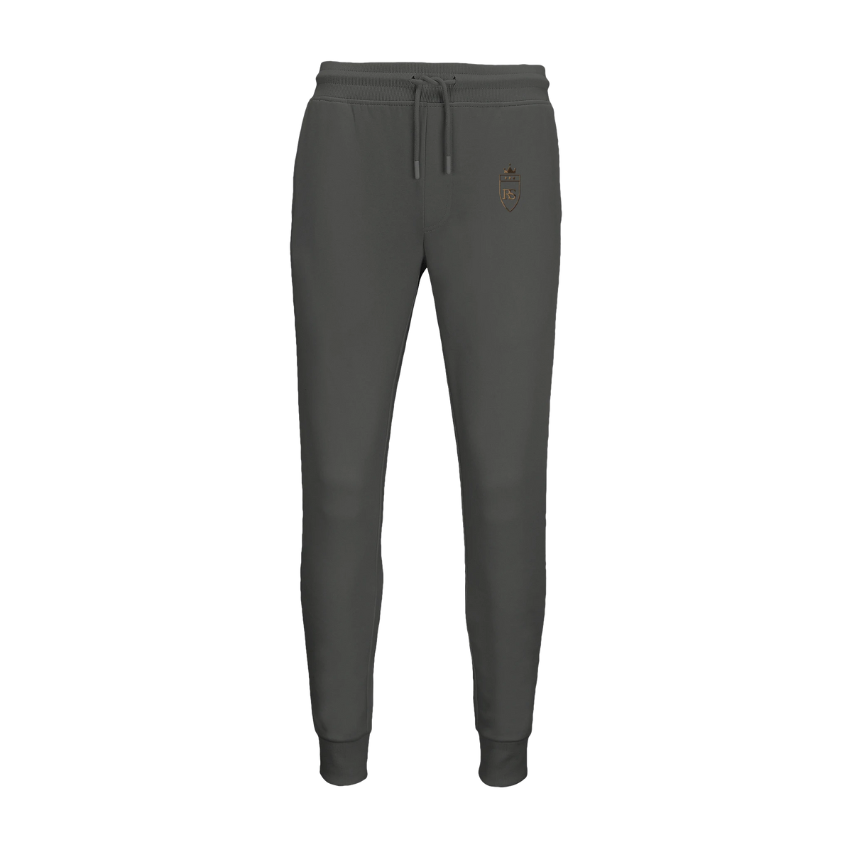 Jogging Anthracite chiné, vue de face — Maison Sahari