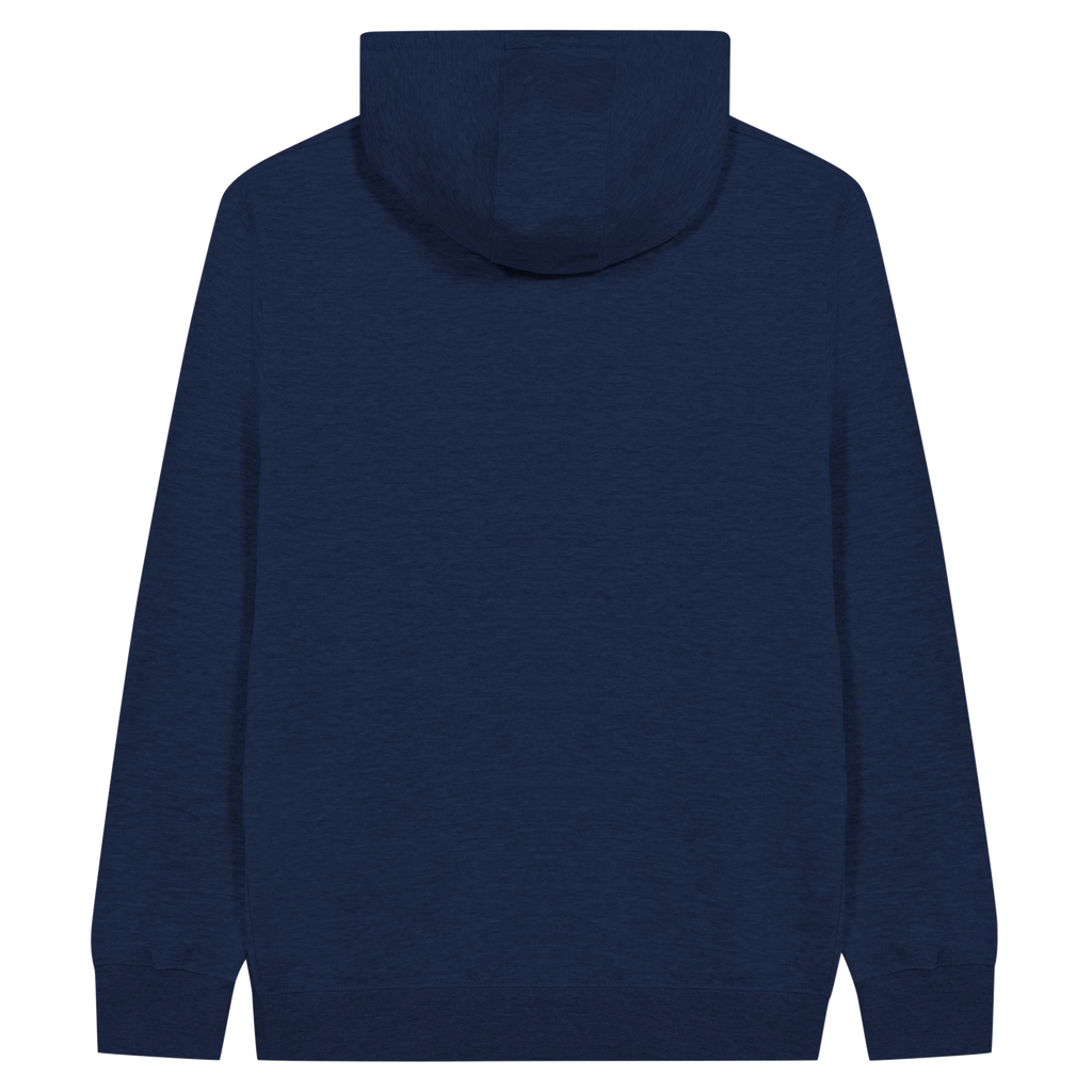 Sweat zippé en coton brodé du monogramme RS — Maison Sahari