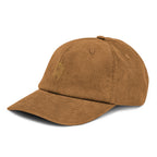 Casquette en velours côtelé Camel, vue de côté — Maison Sahari