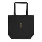 Tote bag brodé du monogramme RS, coloris noir — Maison Sahari