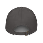 Casquette brodée du monogramme RS, coloris anthracite, vue de dos — Maison Sahari