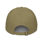Casquette brodée du monogramme RS, coloris vert jungle, vue de dos — Maison Sahari