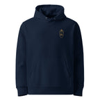 Sweat à capuche en coton bio brodé du monogramme RS — Maison Sahari