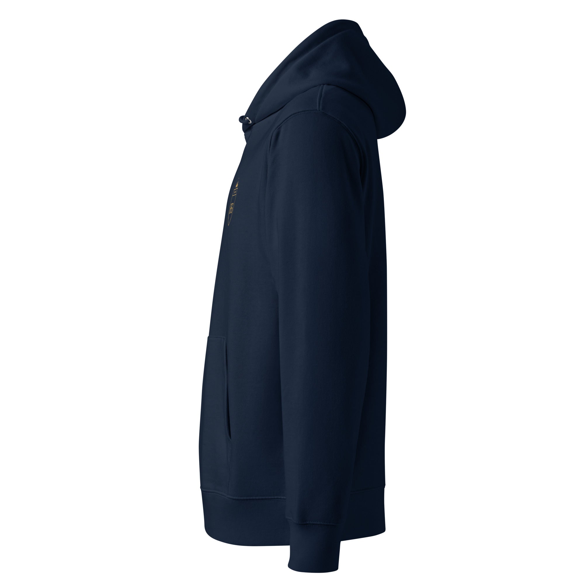 Sweat à capuche en coton bio brodé du monogramme RS — Maison Sahari