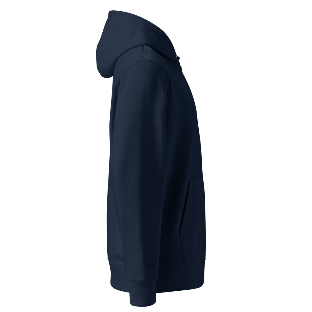 Sweat à capuche en coton bio brodé du monogramme RS — Maison Sahari