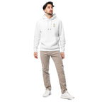 Sweat à capuche en coton bio brodé du monogramme RS — Maison Sahari