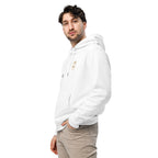 Sweat à capuche en coton bio brodé du monogramme RS — Maison Sahari