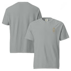 T-shirt en coton lourd brodé du monogramme RS — Maison Sahari