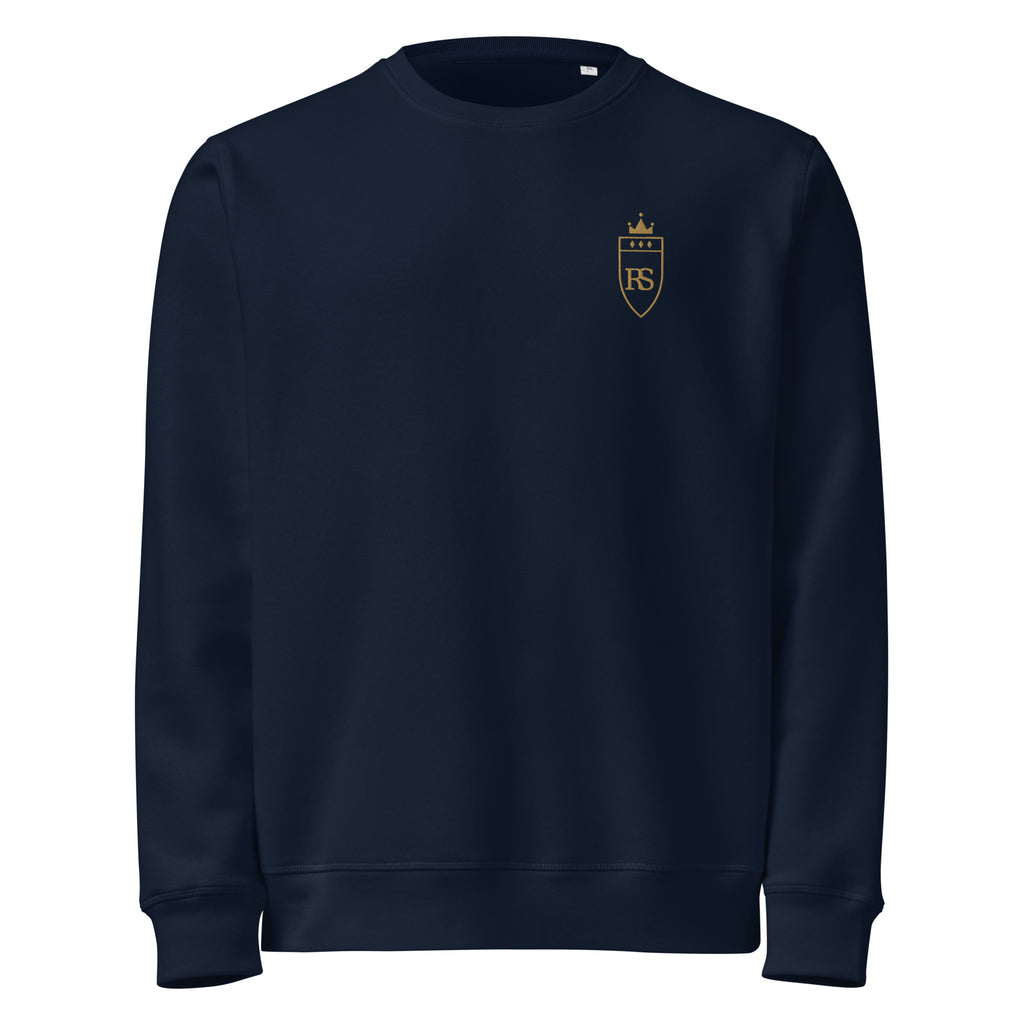 Sweat en coton biologique brodé du monogramme RS — Maison Sahari