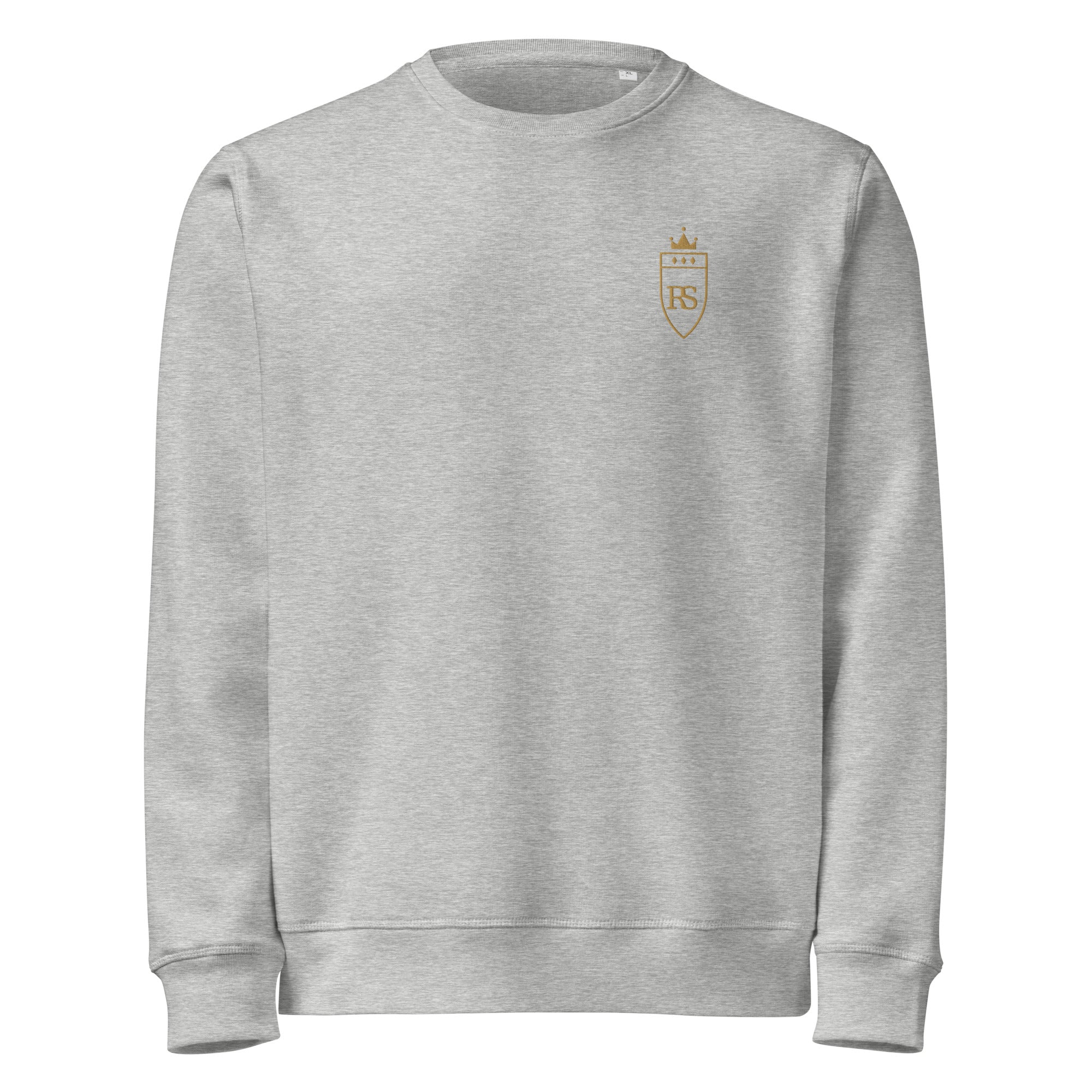 Sweat en coton biologique brodé du monogramme RS — Maison Sahari