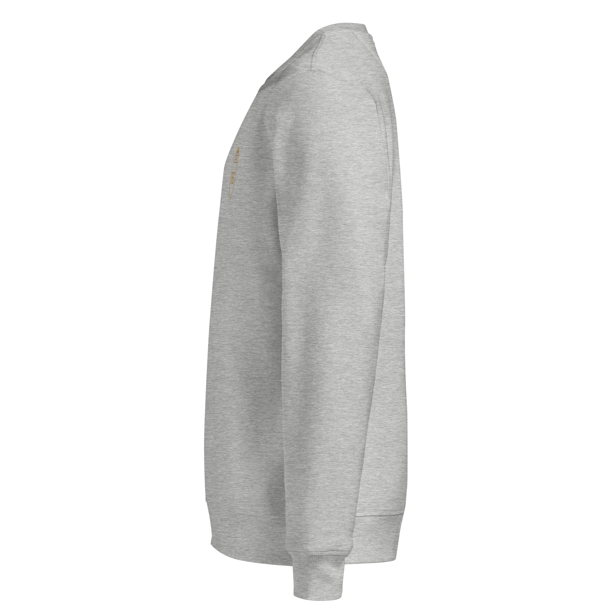 Sweat en coton biologique brodé du monogramme RS — Maison Sahari