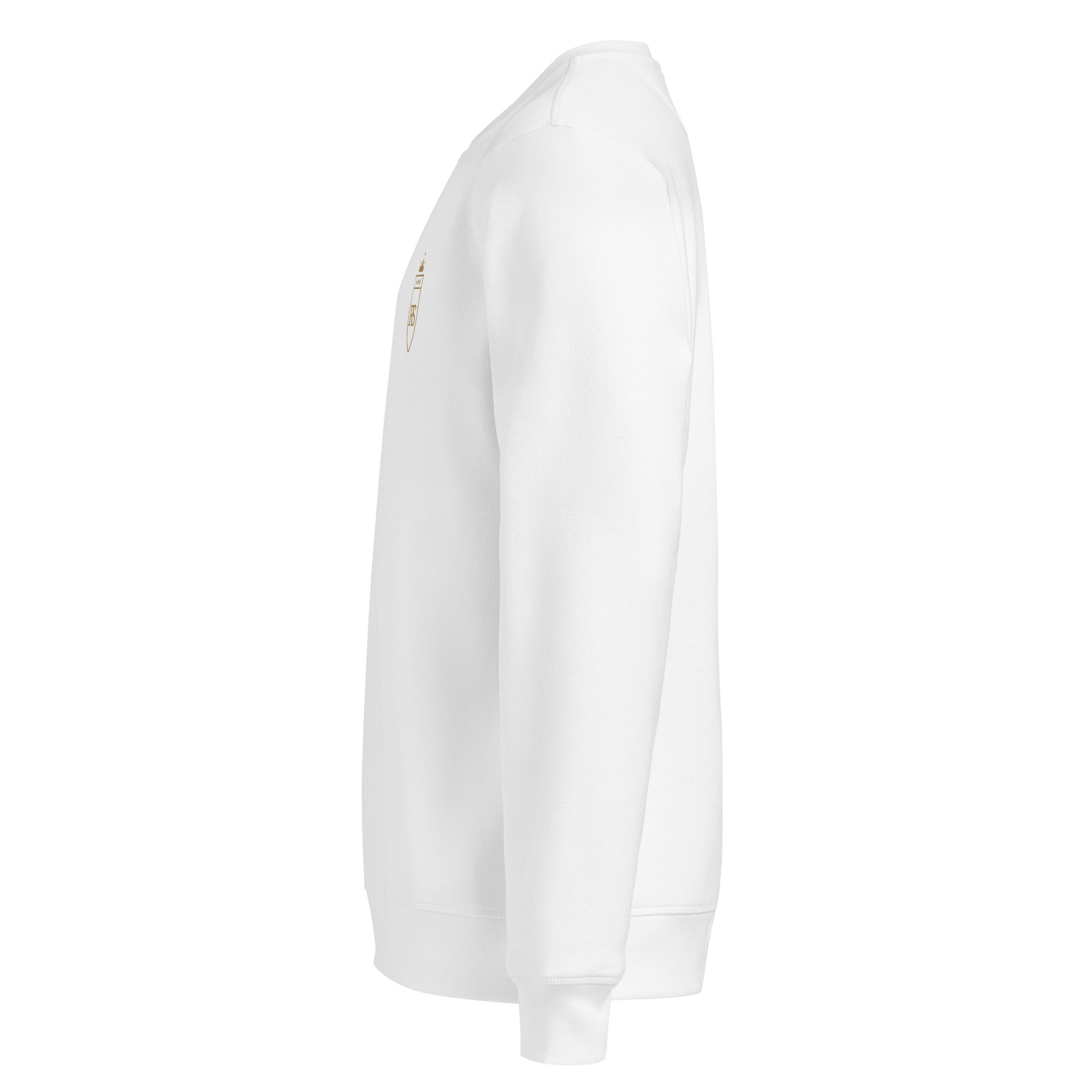 Sweat en coton biologique brodé du monogramme RS — Maison Sahari