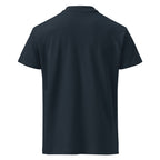 Polo piqué brodé du monogramme RS — Maison Sahari, quiet luxury