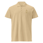 Polo piqué brodé du monogramme RS — Maison Sahari, quiet luxury