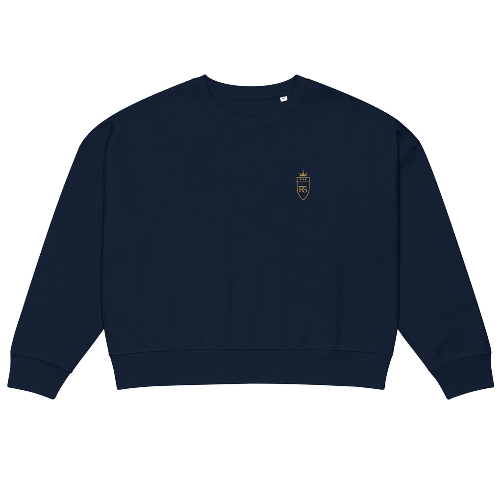 Sweat col rond femme Marine, vue de face — Maison Sahari