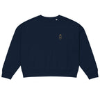 Sweat col rond femme Marine, vue de face — Maison Sahari