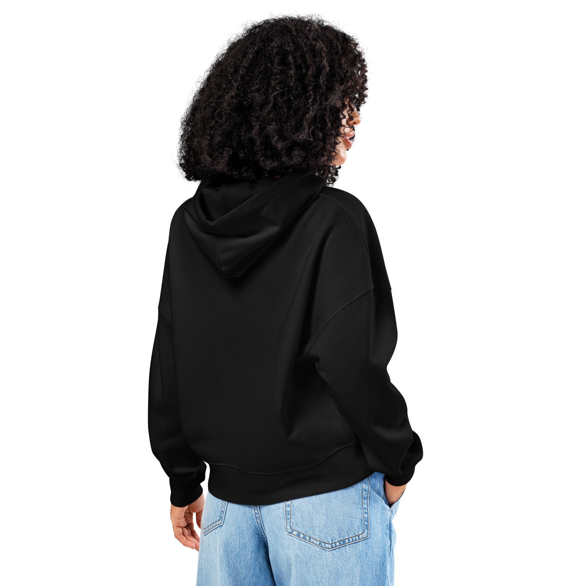 Sweat à capuche femme brodé du monogramme RS — Maison Sahari