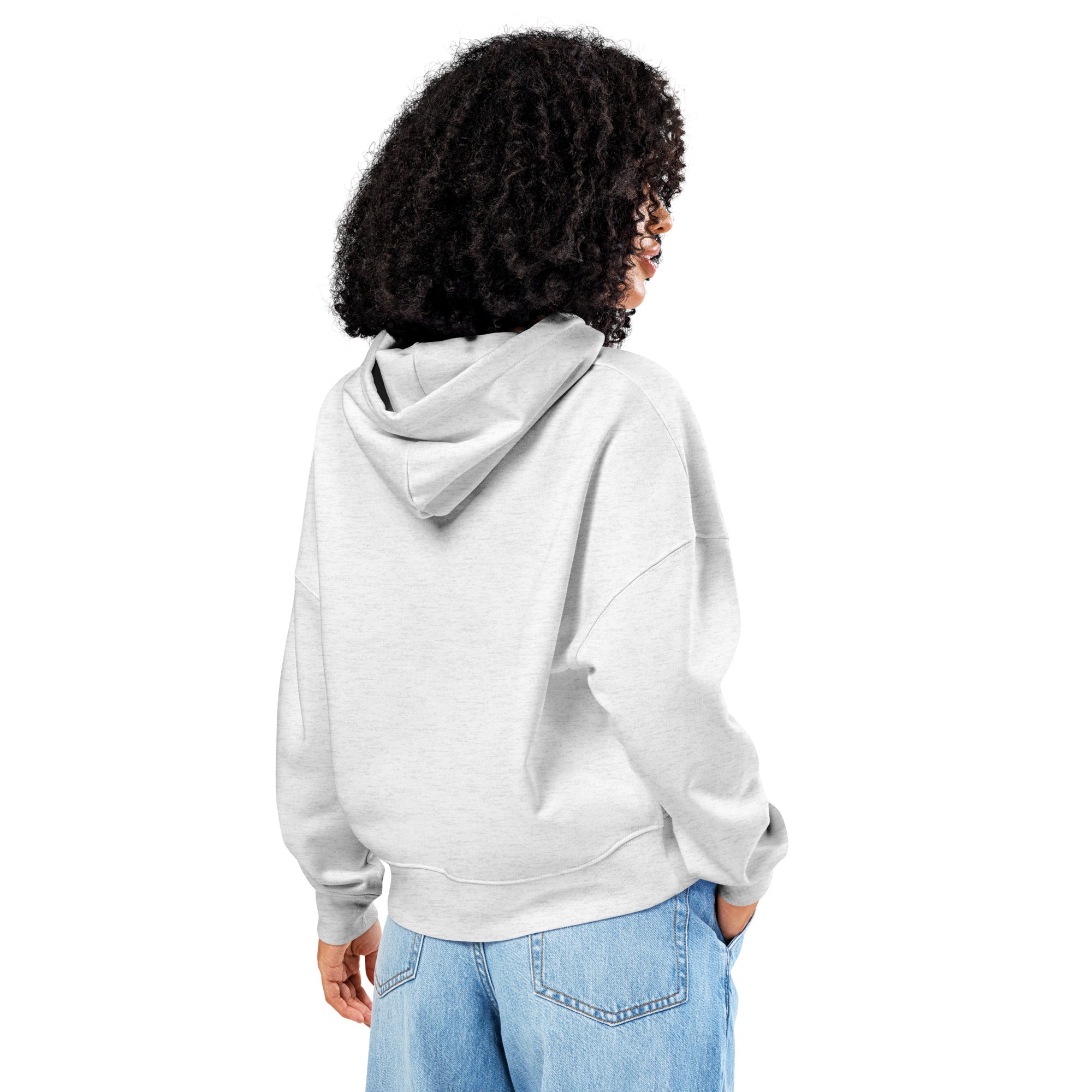 Sweat à capuche femme brodé du monogramme RS — Maison Sahari