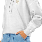Sweat à capuche femme brodé du monogramme RS — Maison Sahari