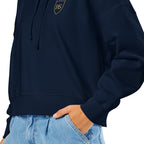 Sweat à capuche femme brodé du monogramme RS — Maison Sahari
