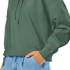 Sweat à capuche femme brodé du monogramme RS — Maison Sahari