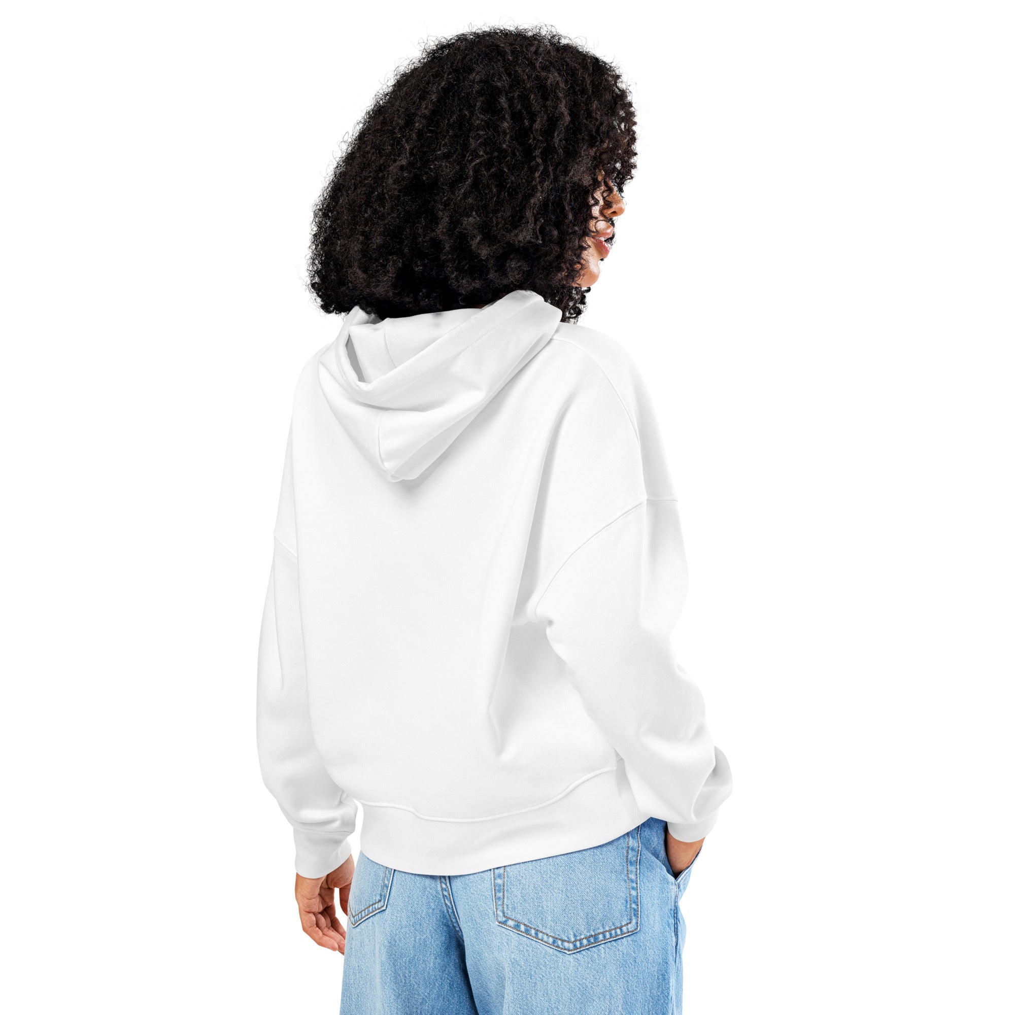 Sweat à capuche femme brodé du monogramme RS — Maison Sahari
